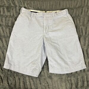 Polo Ralph Lauren Men's Light Blue Chambray Chino Shorts Size 32